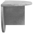 vidaXL Falpolc 2 pcs Beton Szürke 48 x 24 x 24 cm Faanyag