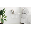 vidaXL Falpolc Magas Fényű Fehér 48 x 24 x 24 cm Faanyag