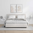 vidaXL Falpolc Magas Fényű Fehér 38 x 19 x 19 cm Faanyag