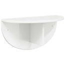 vidaXL Falpolc Magas Fényű Fehér 48 x 24 x 24 cm Faanyag