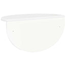 vidaXL Falpolc Magas Fényű Fehér 38 x 19 x 19 cm Faanyag