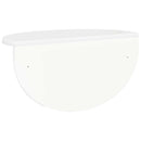 vidaXL Falpolc Magas Fényű Fehér 48 x 24 x 24 cm Faanyag