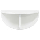 vidaXL Falpolc Magas Fényű Fehér 48 x 24 x 24 cm Faanyag
