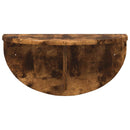 vidaXL Falpolc Füstös tölgy 48 x 24 x 24 cm Szerelt Fa