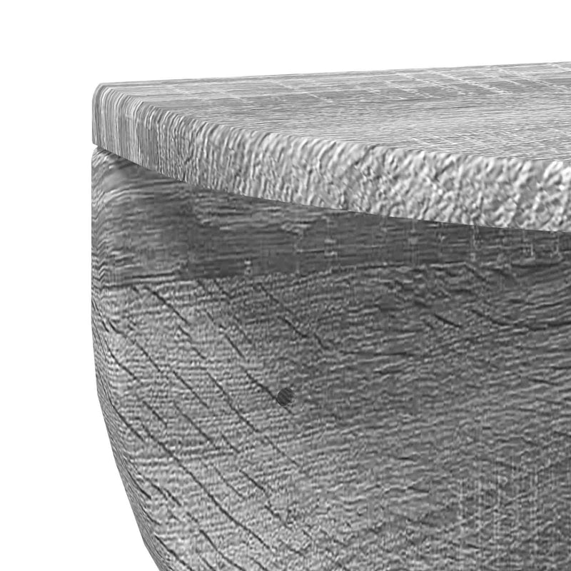 vidaXL Falpolc Falra szerelhető Szürke Sonoma 38 x 19 x 19 cm Faanyag