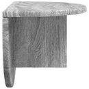 vidaXL Falpolc Falra szerelhető Szürke Sonoma 48 x 24 x 24 cm Faanyag