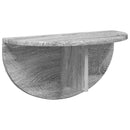 vidaXL Falpolc 2 pcs Szürke Sonoma 48 x 24 x 24 cm Faanyag