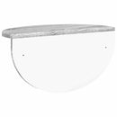 vidaXL Falpolc 2 pcs Szürke Sonoma 38 x 19 x 19 cm Faanyag