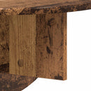 vidaXL Falpolc Falra szerelhető Öreg fa 38 x 19 x 19 cm Faanyag