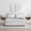 vidaXL Falpolc Falra szerelhető Öreg fa 38 x 19 x 19 cm Faanyag