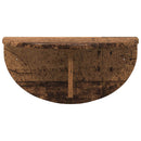 vidaXL Falpolc Falra szerelhető Öreg fa 38 x 19 x 19 cm Faanyag