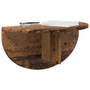 vidaXL Falpolc Falra szerelhető Öreg fa 48 x 24 x 24 cm Faanyag