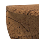 vidaXL Falpolc Falra szerelhető 2 pcs Öreg fa 38 x 19 x 19 cm Faanyag