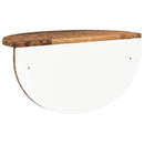 vidaXL Falpolc Falra szerelhető 2 pcs Öreg fa 48 x 24 x 24 cm Faanyag