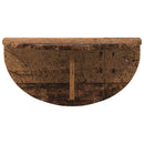 vidaXL Falpolc Falra szerelhető 2 pcs Öreg fa 48 x 24 x 24 cm Faanyag