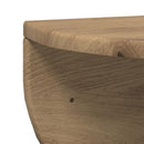 vidaXL Falpolc Falra szerelhető Artisan tölgy 38 x 19 x 19 cm Faanyag