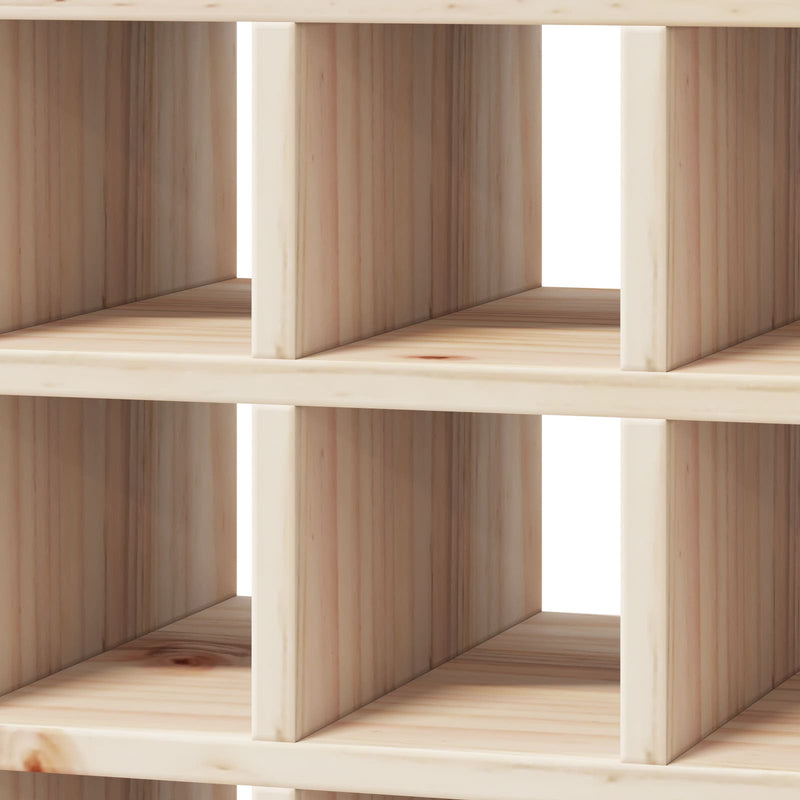 vidaXL Borágas 2 pcs Természetes 56 x 25 x 56 cm Tömör fenyőfa