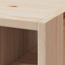 vidaXL Borágas 2 pcs Természetes 56 x 25 x 56 cm Tömör fenyőfa