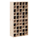 vidaXL Borágas 2 pcs Természetes 56 x 25 x 56 cm Tömör fenyőfa