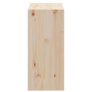 vidaXL Borágas 2 pcs Természetes 56 x 25 x 56 cm Tömör fenyőfa