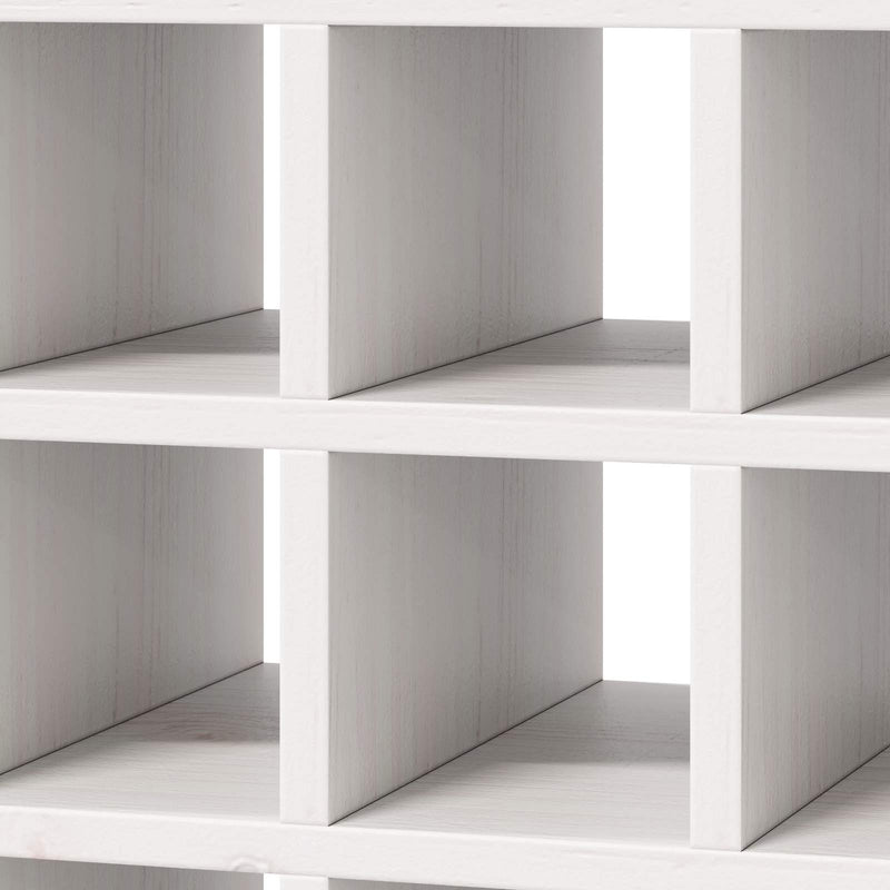 vidaXL Borágas 2 pcs Fehér 56 x 25 x 56 cm Tömör fenyőfa