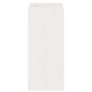 vidaXL Borágas 2 pcs Fehér 56 x 25 x 56 cm Tömör fenyőfa