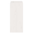 vidaXL Borágas 2 pcs Fehér 56 x 25 x 56 cm Tömör fenyőfa