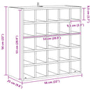vidaXL Borágas 2 pcs Fehér 56 x 25 x 56 cm Tömör fenyőfa