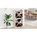 vidaXL Borágas 2 pcs Természetes 62 x 25 x 62 cm Tömör fenyőfa