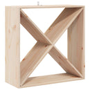 vidaXL Borágas 2 pcs Természetes 62 x 25 x 62 cm Tömör fenyőfa