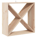 vidaXL Borágas 2 pcs Természetes 62 x 25 x 62 cm Tömör fenyőfa