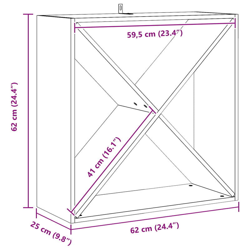 vidaXL Borágas 2 pcs Természetes 62 x 25 x 62 cm Tömör fenyőfa