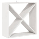 vidaXL Borágas 2 pcs Fehér 62 x 25 x 62 cm Tömör fenyőfa