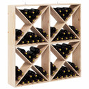 vidaXL Borágas 4 pcs Természetes 62 x 25 x 62 cm Tömör fenyőfa