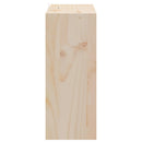 vidaXL Borágas 4 pcs Természetes 62 x 25 x 62 cm Tömör fenyőfa