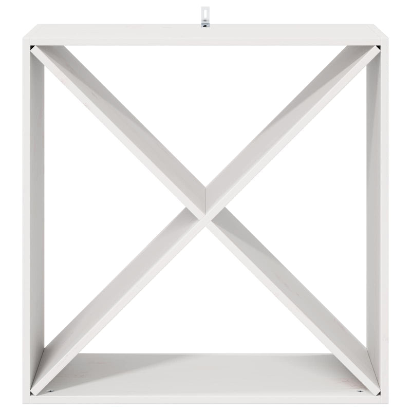 vidaXL Borágas 4 pcs Fehér 62 x 25 x 62 cm Tömör fenyőfa