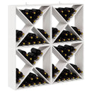 vidaXL Borágas 4 pcs Fehér 62 x 25 x 62 cm Tömör fenyőfa