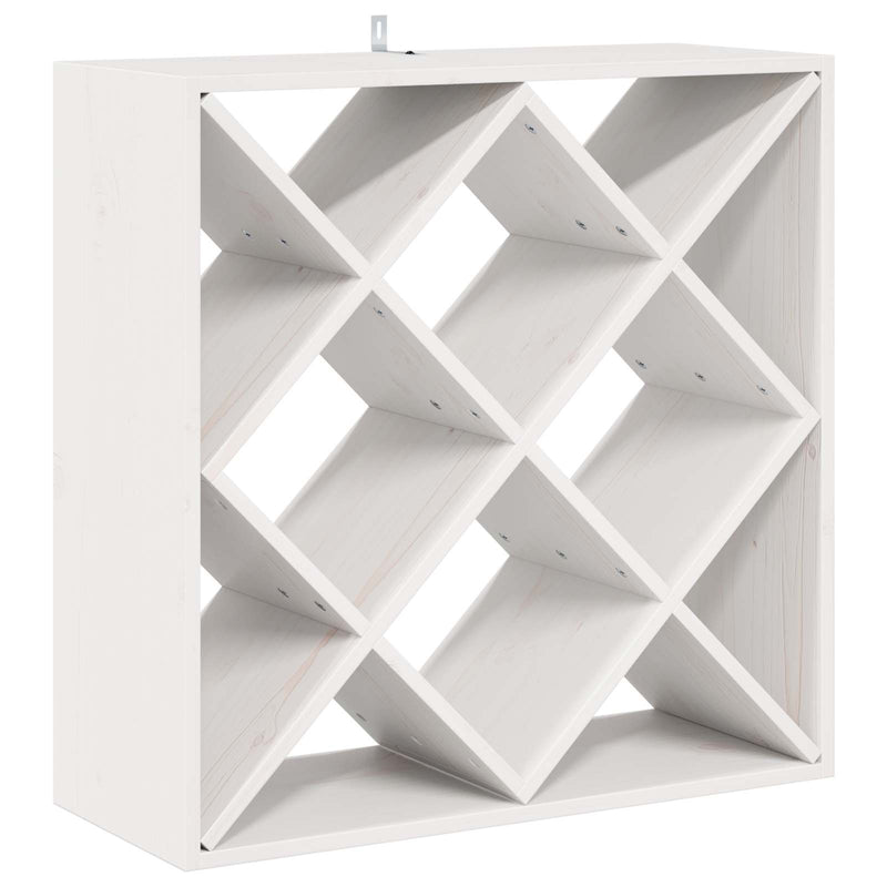 vidaXL Borágas 2 pcs Fehér 62 x 25 x 62 cm Tömör fenyőfa