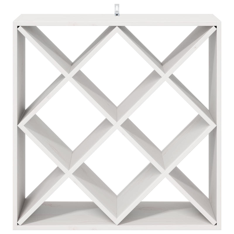 vidaXL Borágas 2 pcs Fehér 62 x 25 x 62 cm Tömör fenyőfa