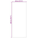 vidaXL Területszőnyegek AGIRA Természetes 200 x 80 cm Poliészter