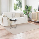 vidaXL Területszőnyegek Négyzet FARO Krém 120 x 120 cm Poliészter
