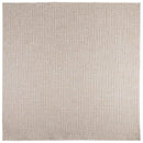 vidaXL Területszőnyegek Négyzet FARO Krém 120 x 120 cm Poliészter