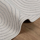 vidaXL Területszőnyegek Négyzet PALMERAS Krém 120 x 120 cm Poliészter