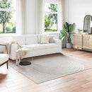 vidaXL Területszőnyegek Négyzet PALMERAS Krém 240 x 240 cm Poliészter