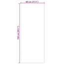 vidaXL Területszőnyegek PALMERAS Zöld 80 x 150 cm Poliészter