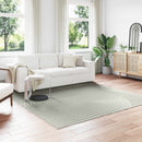 vidaXL Területszőnyegek Négyzet PALMERAS Zöld 240 x 240 cm Poliészter