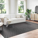 vidaXL Területszőnyegek PALMERAS Antracit 340 x 240 cm Poliészter