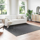 vidaXL Területszőnyegek PALMERAS Antracit 240 x 240 cm Poliészter