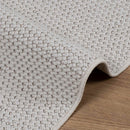 vidaXL Területszőnyegek Négyszögletes LUGO Krém 150 x 80 cm Poliészter