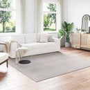 vidaXL Területszőnyegek Négyzet LUGO Krém 240 x 240 cm Poliészter